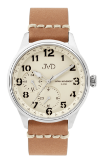JVD Pánské čitelné ocelové náramkové hodinky JVD JC601.1