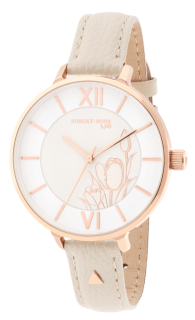 SUNDAY ROSE Dámské designové hodinky SUNDAY ROSE Fashion Tulip Leather SUN-F08