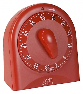 Červená bateriová minutka JVD basic SR82.5
