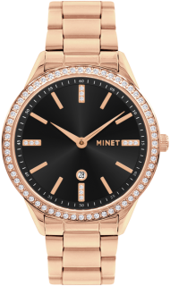 MINET Náramkové rose gold dámské hodinky AVENUE MWL5309
