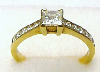 Klenoty Budín Luxusní mohutný zásnubní prsten s diamanty (14x0,35ct a 1x0,36ct) 585/2,85g 3810228