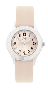 JVD Dětské dívčí béžové hodinky JVD J7216.3