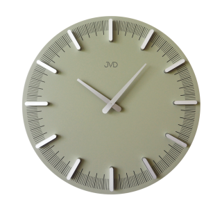 JVD Designové minimalistické zelené nástěnné  hodiny JVD HC401.3