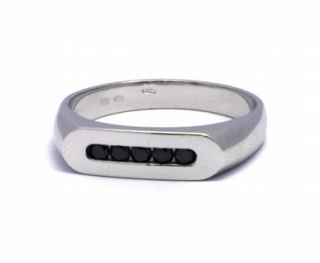 Diamantový prsten s černými diamanty 585/3,25 gr J-21076-12 POŠTOVNÉ ZDARMA!