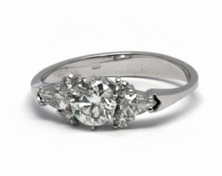 Luxusní diamantový prsten s přírodními diamanty 585/2,07 gr J-20865-12 POŠTOVNÉ ZDARMA!