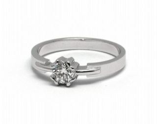 Zásnubní diamantový prsten s přírodními diamanty 585/2,76 gr J-21606-12 POŠTOVNÉ ZDARMA!