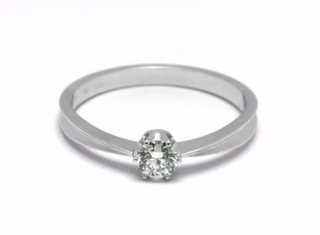 Zásnubní diamantový prsten s přírodním diamantem 585/1,69 gr J-21620-12 POŠTOVNÉ ZDARMA!