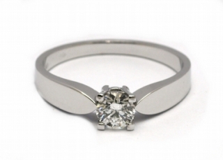 Zásnubní diamantový prsten s přírodním diamantem 585/2,66 gr J-21604-12 POŠTOVNÉ ZDARMA!