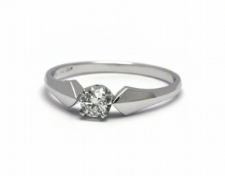 Krásný zásnubní prsten s přírodním diamantem 585/1,80 gr J-21026-12 POŠTOVNÉ ZDARMA!