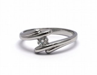 Mohutný zásnubní prsten s přírodním diamantem 585/2,72 gr J-20779-12 POŠTOVNÉ ZDARMA!