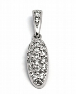 Diamantový zlatý přívěsek s přírodními diamanty 585/1,28 gr J-17951-12 POŠTOVNÉ ZDARMA!