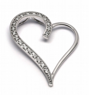 Diamantový zlatý přívěsek s pravými diamanty 585/1,93 gr J-20691-12 POŠTOVNÉ ZDARMA!