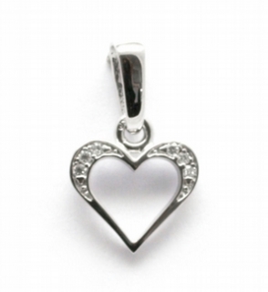 Diamantový přívěsek s pravými diamanty SRDÍČKO 585/0,44 gr J-20457-11 POŠTOVNÉ ZDARMA!