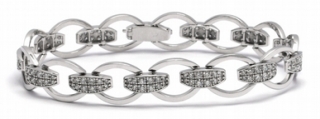 Luxusní diamantový zlatý náramek s broušenými pravými diamanty 585/16,48gr  J-20 POŠTOVNÉ ZDARMA!