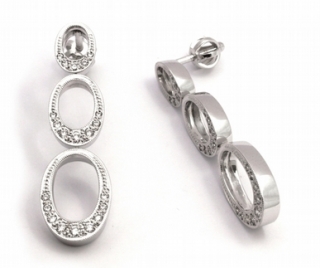 Zlaté luxusní náušnice s přírodními diamanty 585/5,03 gr J-20900-12 POŠTOVNÉ ZDARMA!