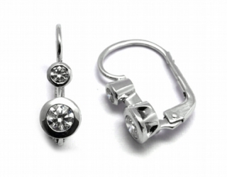 Diamantové náušnice s přírodními vzácnými diamanty 585/1,72 gr J-20698-12 POŠTOVNÉ ZDARMA!
