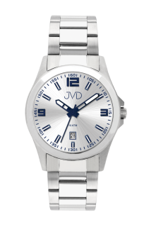 JVD Pánské vodotěsné stříbrné hodinky JVD J1041.50