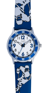 JVD Dětské chlapecké modré hokejové hodinky JVD J7221.1