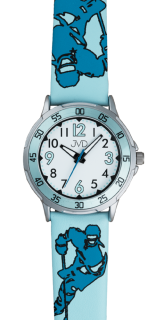 JVD Dětské chlapecké modré hokejové hodinky JVD J7221.2