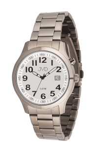 JVD Pánské černé ocelové voděodolné hodinky JVD J1132.2