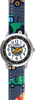 CLOCKODILE Náramkové svítící modré chlapecké dětské hodinky BAGRY CWB0090 