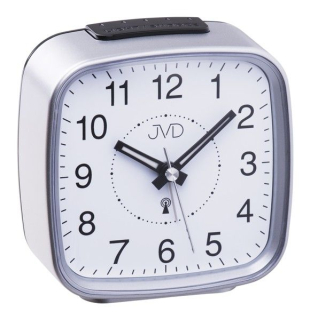 Rádiem řízený budík quartz JVD RB862.2 - stříbrný