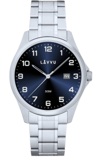LAVVU Náramkové ocelové pánské hodinky GLIMT Blue LWM0321