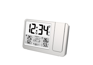 JVD  Rádiem řízená meteorologická stanice JVD RB3539 s projektorem na stěnu