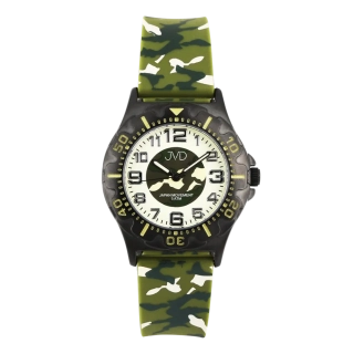 JVD Dětské chlapecké maskáčové sportovní hodinky JVD JZ8005.1