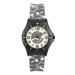 JVD Dětské chlapecké maskáčové sportovní hodinky JVD JZ8005.4