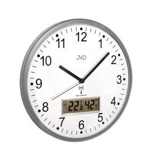 Přesné rádiem řízené nástěnné hodiny JVD RH78.1