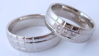 Exkluzivní zlaté snubní prsteny Couple 585/1000 65US1