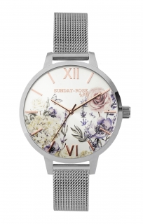 SUNDAY ROSE Dámské luxusní designové hodinky SUNDAY ROSE Fashion ANCIENT GARDEN SUN-F01